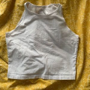 White American apparel crop top